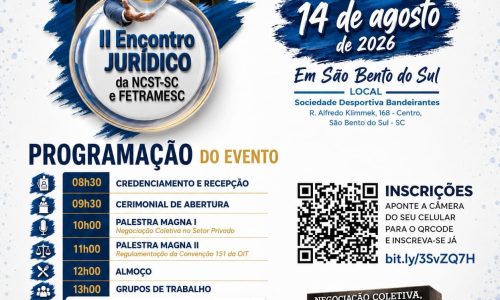 ⚖️ II ENCONTRO JURÍDICO DA NCST-SC E FETRAMESCUm dia de muito conhecimento, troca de experiência